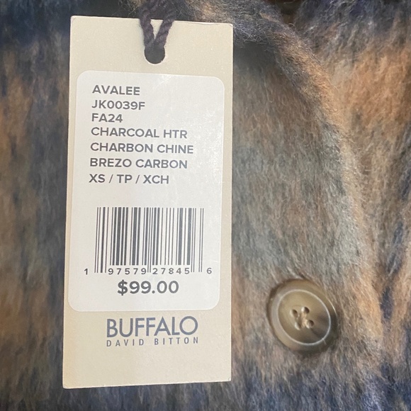 Buffalo Plaid Avalee Jacket - Picture 2 of 6